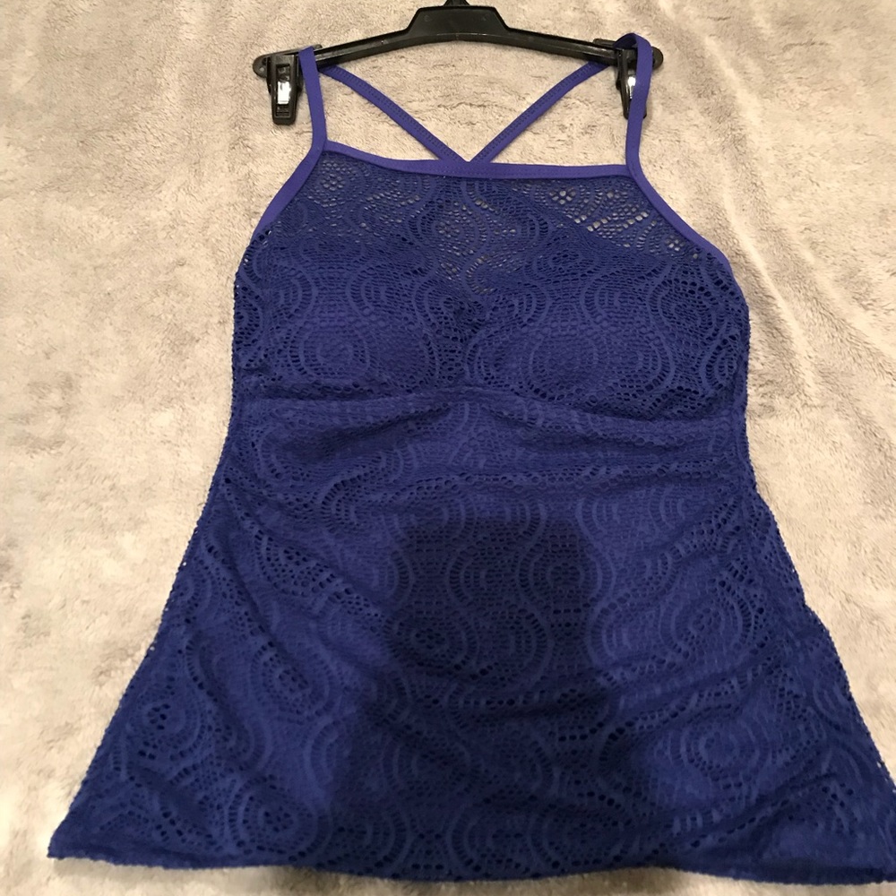 Blue tankini brand new 24th & Ocean